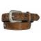 Jack Daniel's Hair-On Leather Belt with Conchos