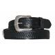Jack Daniel's Horsehair Laced Basket Weave Leather Belt