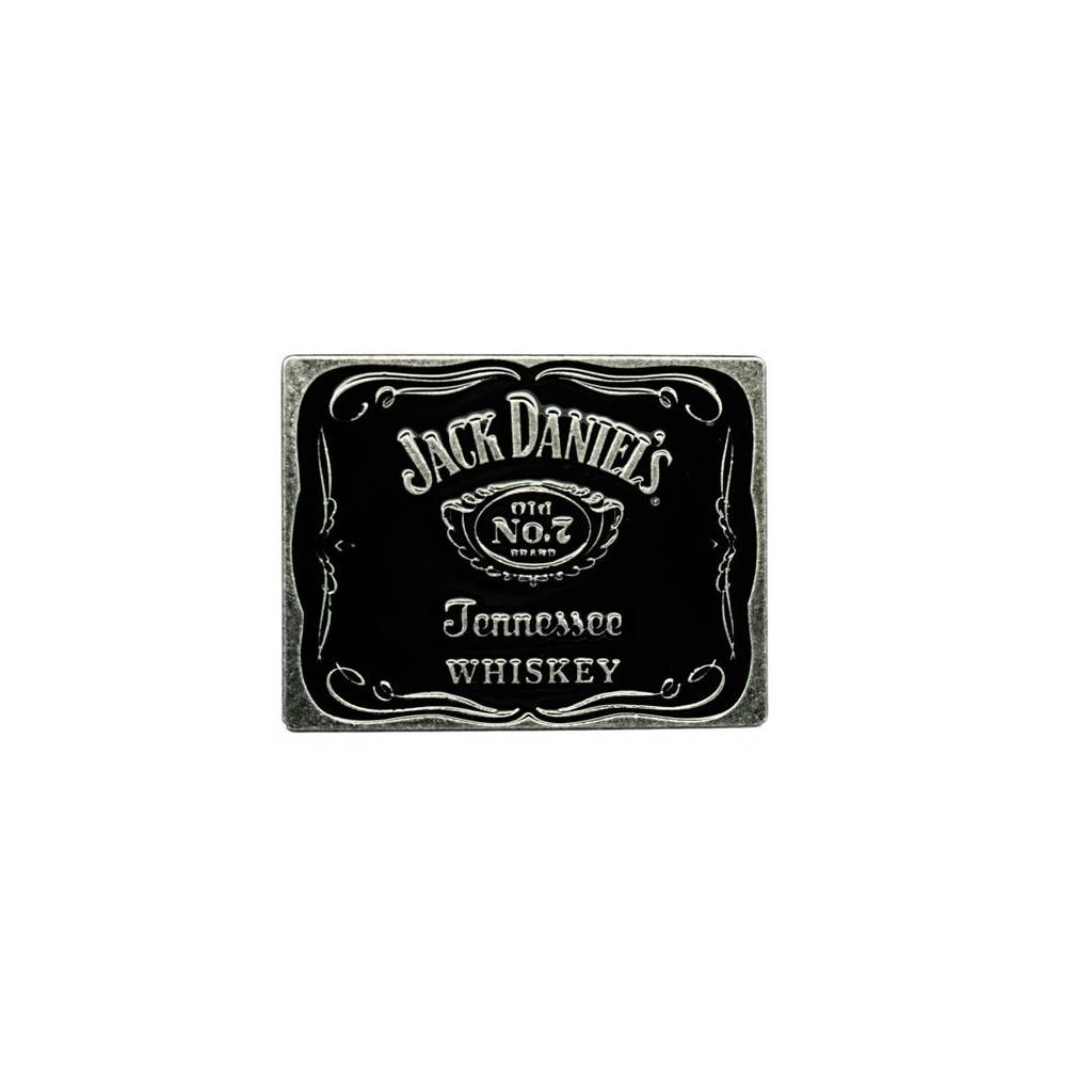 Jack Daniel's Square Old No.7 Bottle Logo Buckle