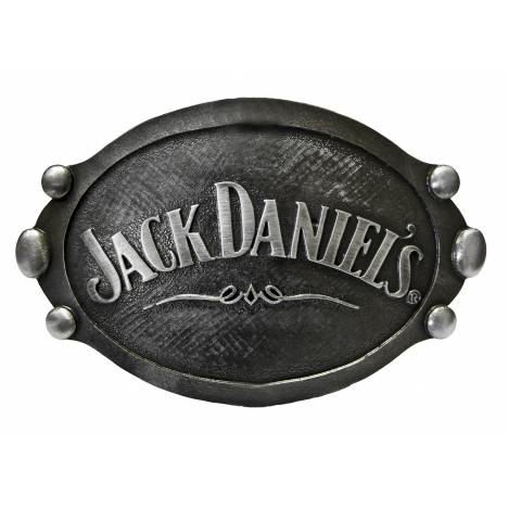 Jack Daniel's Swing Filigree Oval Large Beaded Buckle