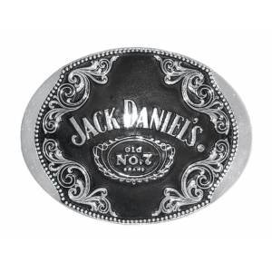 Jack Daniels Filigree Cartouche Buckle