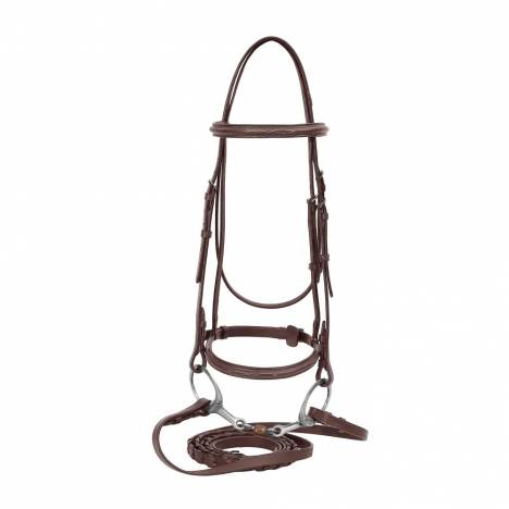 Henri de Rivel Fancy Raised Snaffle Bridle