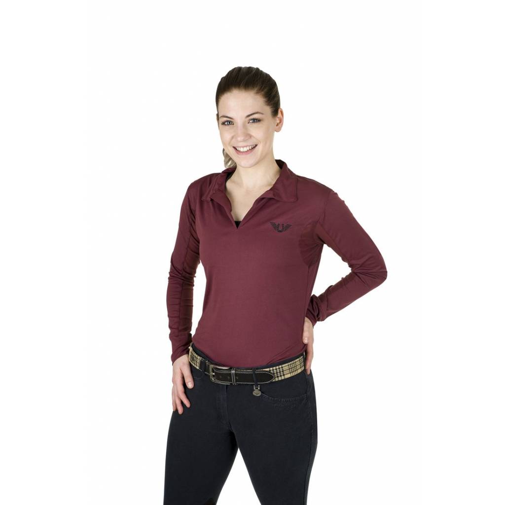 TuffRider Ladies Taylor Long Sleeve Polo Shirt