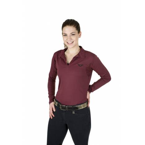 TuffRider Ladies Taylor Long Sleeve Polo Shirt