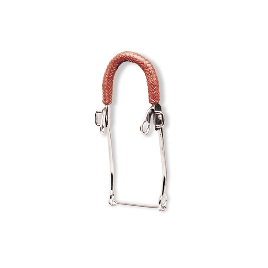 Jacks Braided Leather Hackamore Bit