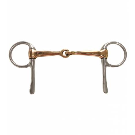 Jacks Copper Jointed Half Cheek Snaffle Bit