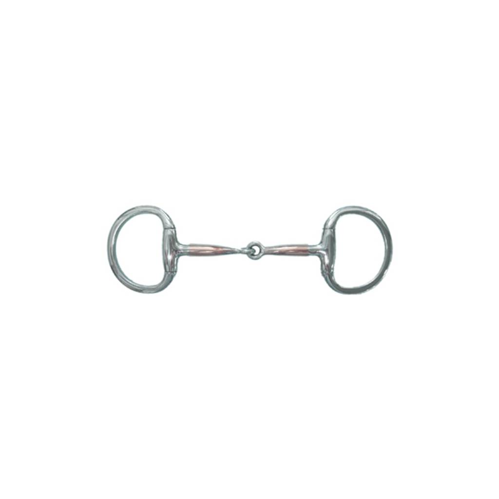 Jacks Copper Overlay Eggbutt Snaffle Bit