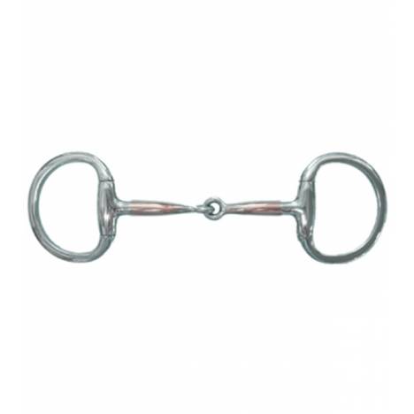 Jacks Copper Overlay Eggbutt Snaffle Bit