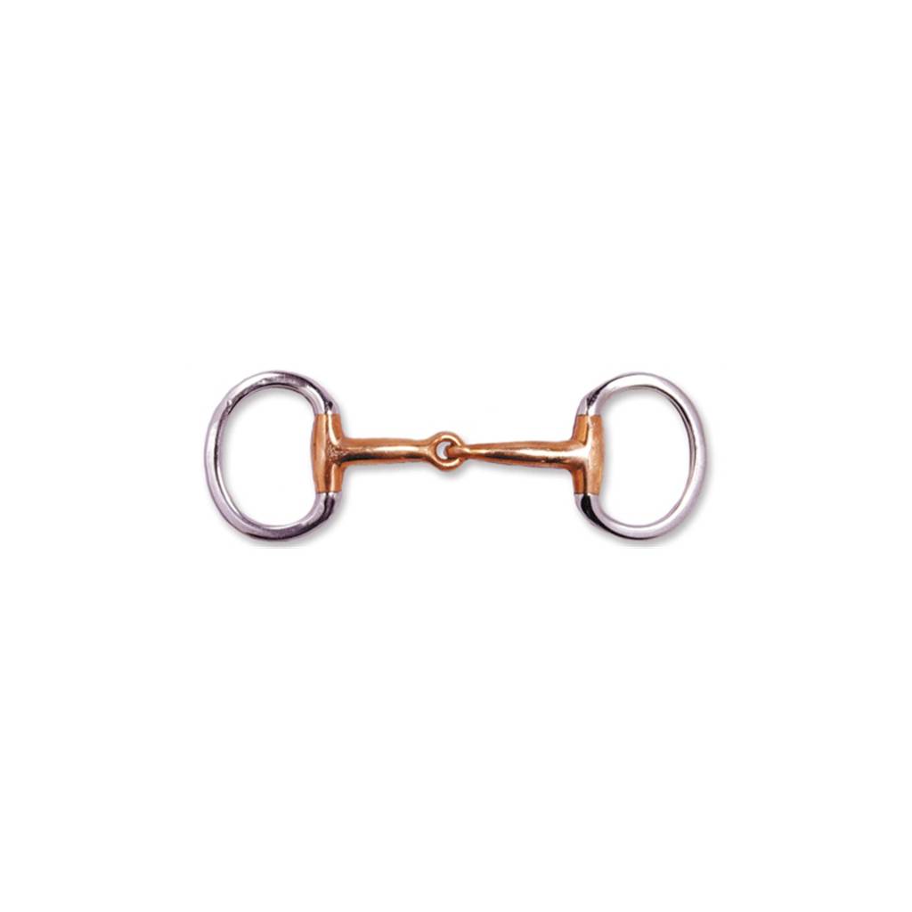 Jacks Eggbutt Copper Snaffle Bit