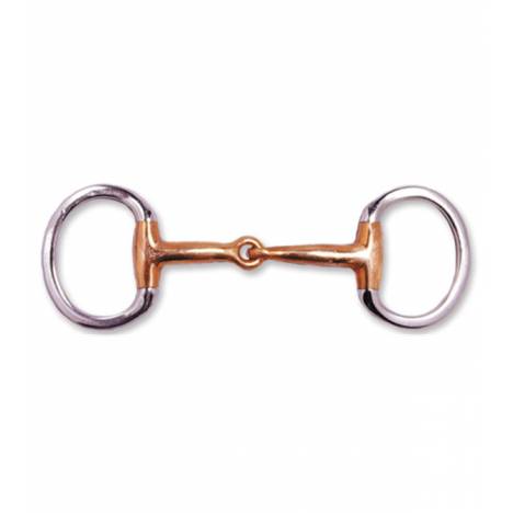 Jacks Eggbutt Copper Snaffle Bit