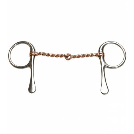 Jacks Copper Twisted Wire Snaffle Bit