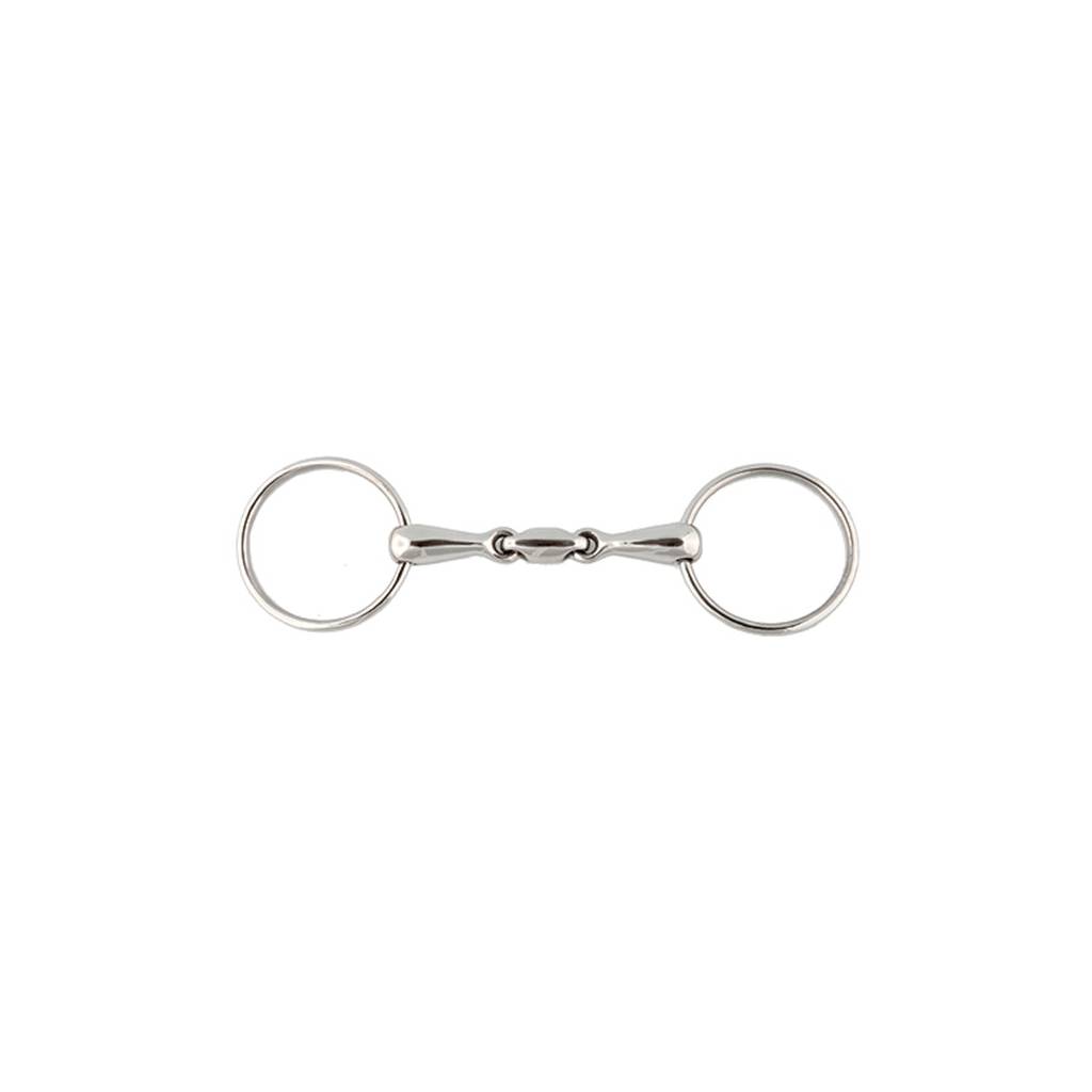 Jacks Horizontal Elliptical Loose Ring Snaffle Bit