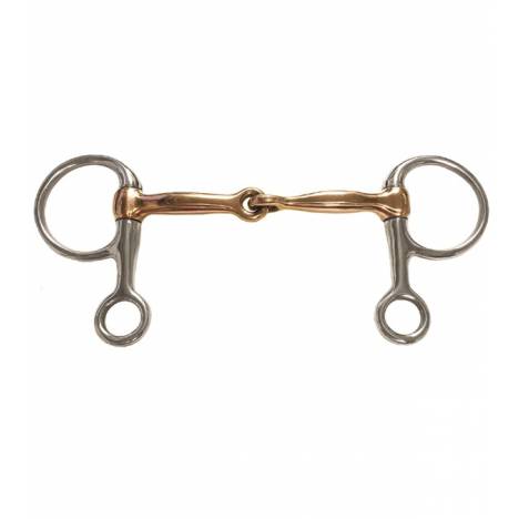 Jacks Half Cheek Jointed Copper Snaffle Bit