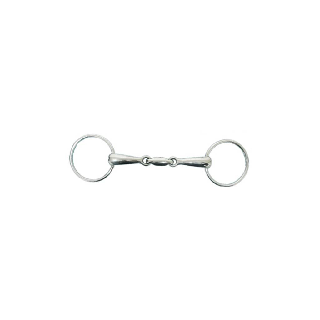 Jacks Horizontal Elliptical Link Loose Ring Snaffle Bit