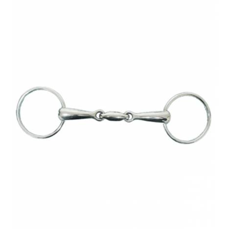 Jacks Horizontal Elliptical Link Loose Ring Snaffle Bit