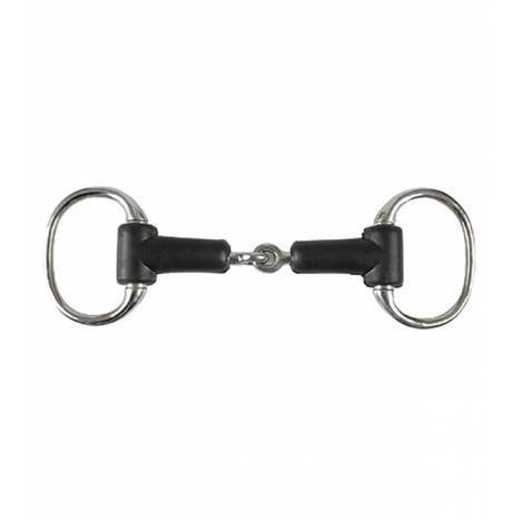 Jacks Rubber Jointed Eggbutt Snaffle Bit