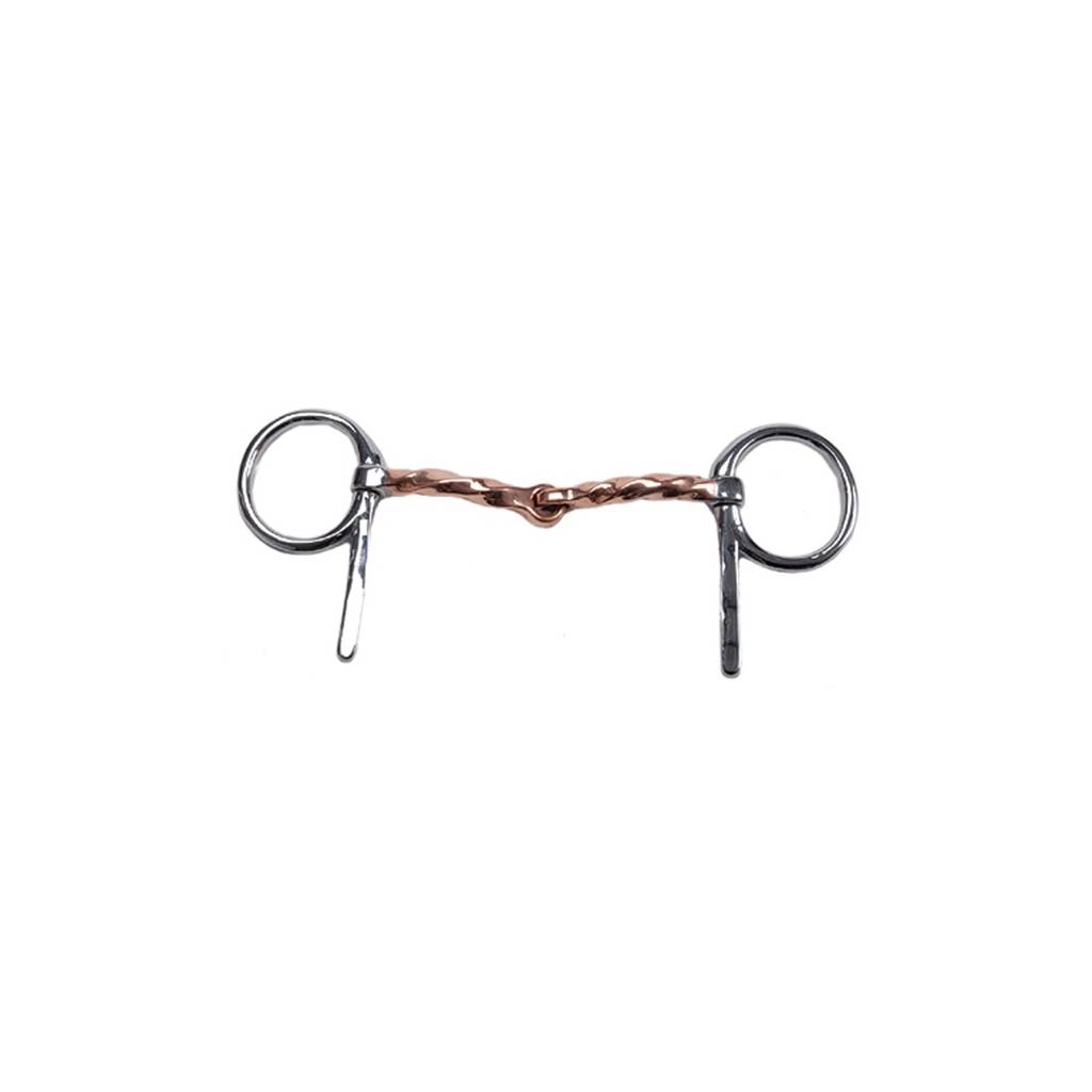 Jacks Slow Twist Copper Snaffle Bit