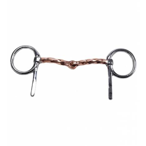 Jacks Slow Twist Copper Snaffle Bit