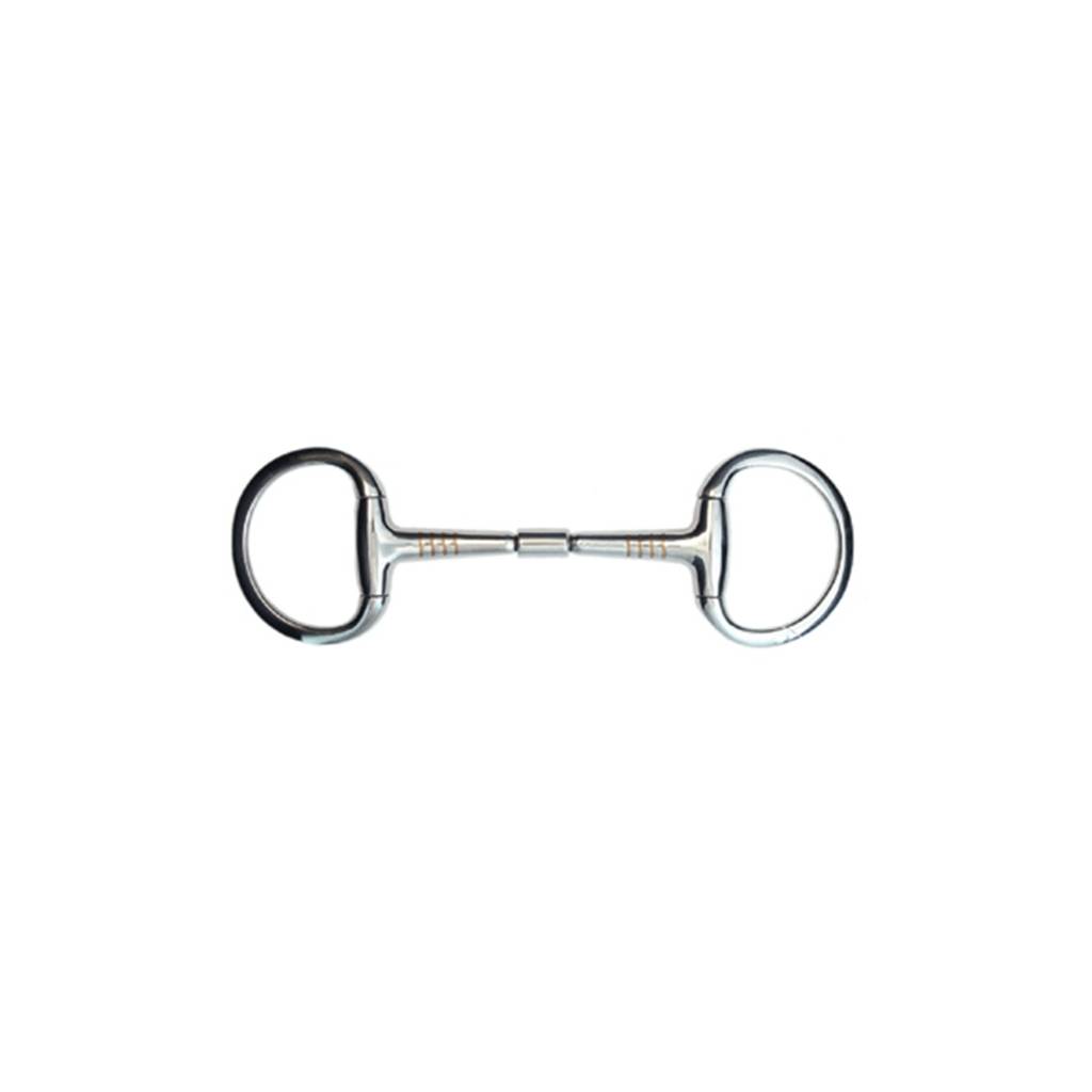 Jacks Copper Inlay Eggbutt Snaffle Bit