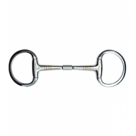 Jacks Copper Inlay Eggbutt Snaffle Bit