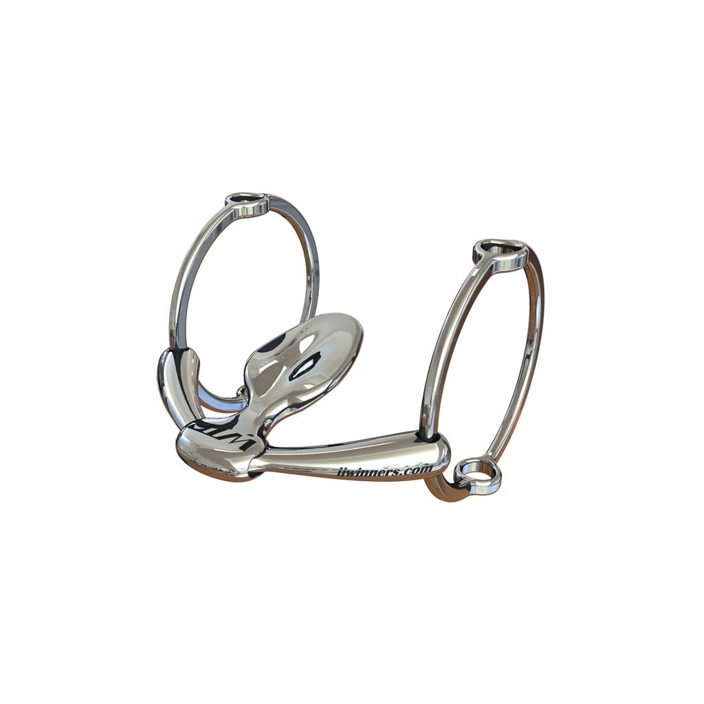 WTP (Winning Tongue Plate) Polo Gag Bit with Extended Plate & 67mm Rings