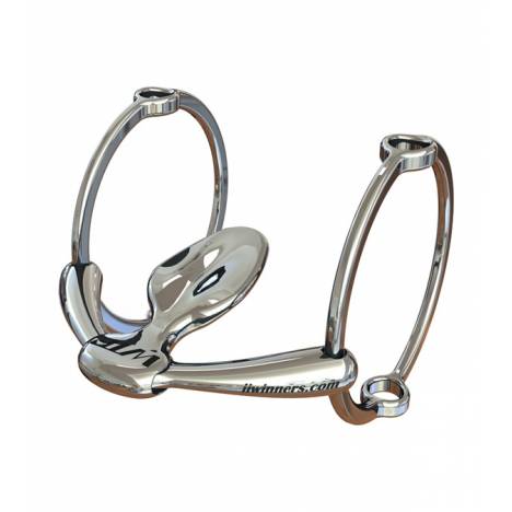 WTP (Winning Tongue Plate) Polo Gag Bit with Extended Plate & 100mm Rings