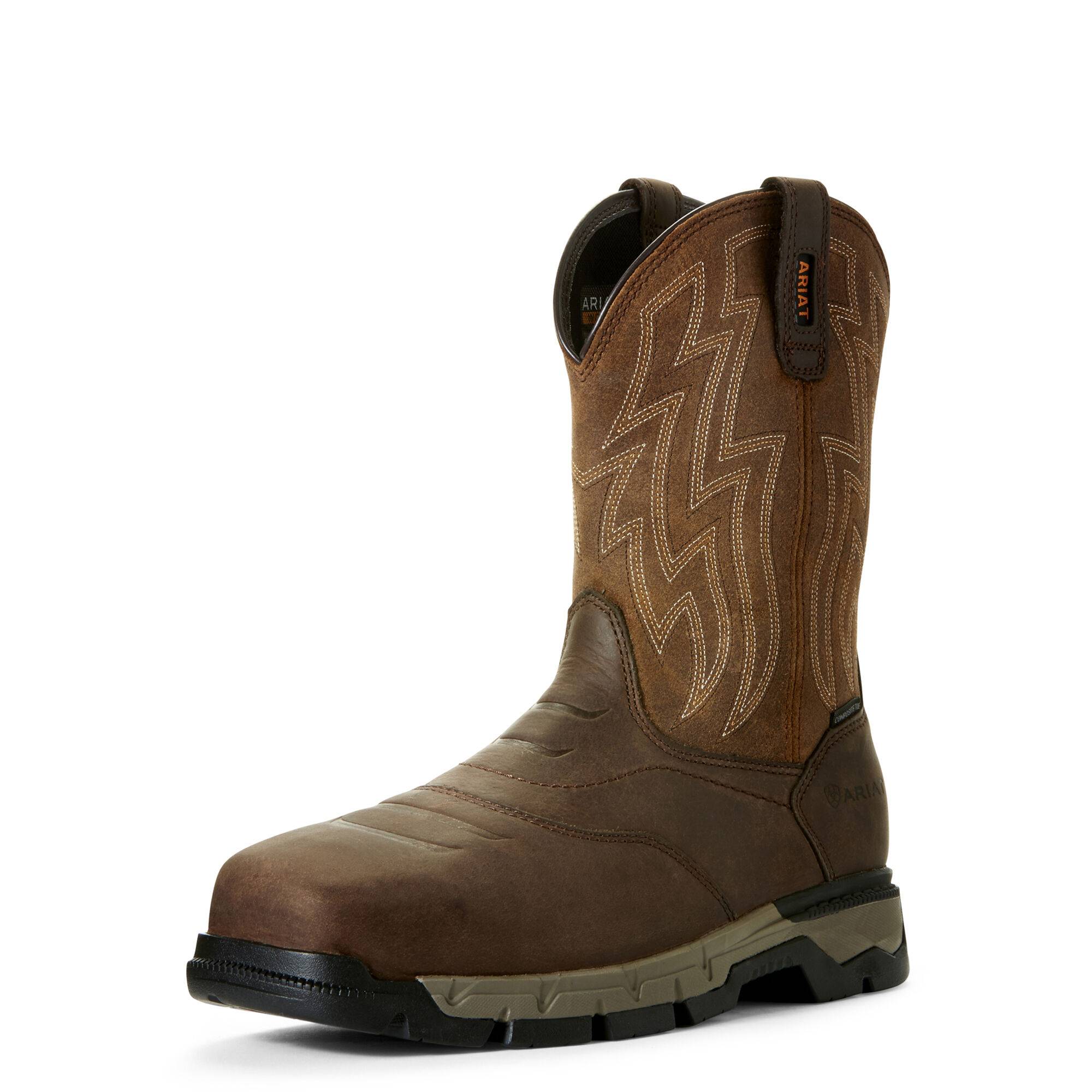 Ariat Mens Rebar Flex Western Composite Toe Work Boots