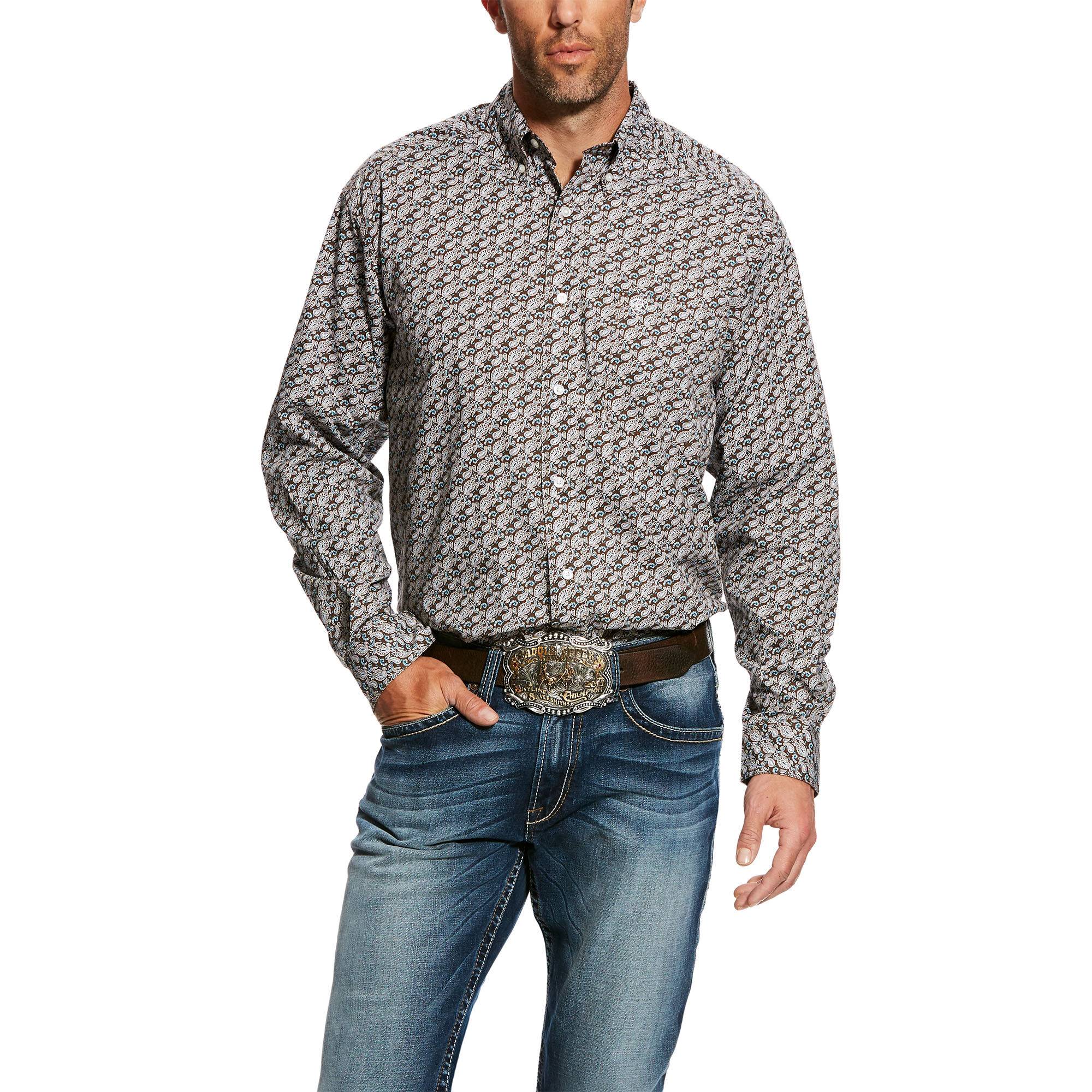 Ariat Mens Hartings Long Sleeve Print Shirt