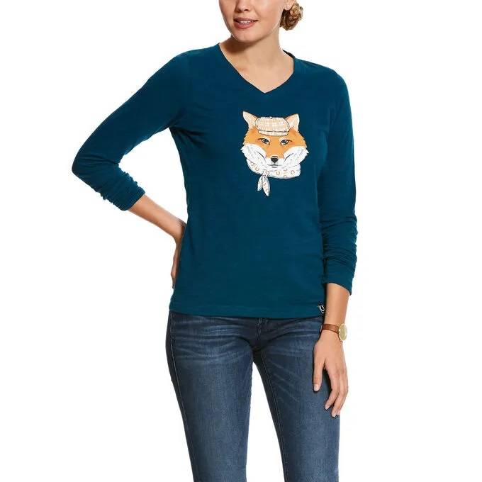 Ariat Ladies Dapper Fox Long Sleeve Tee