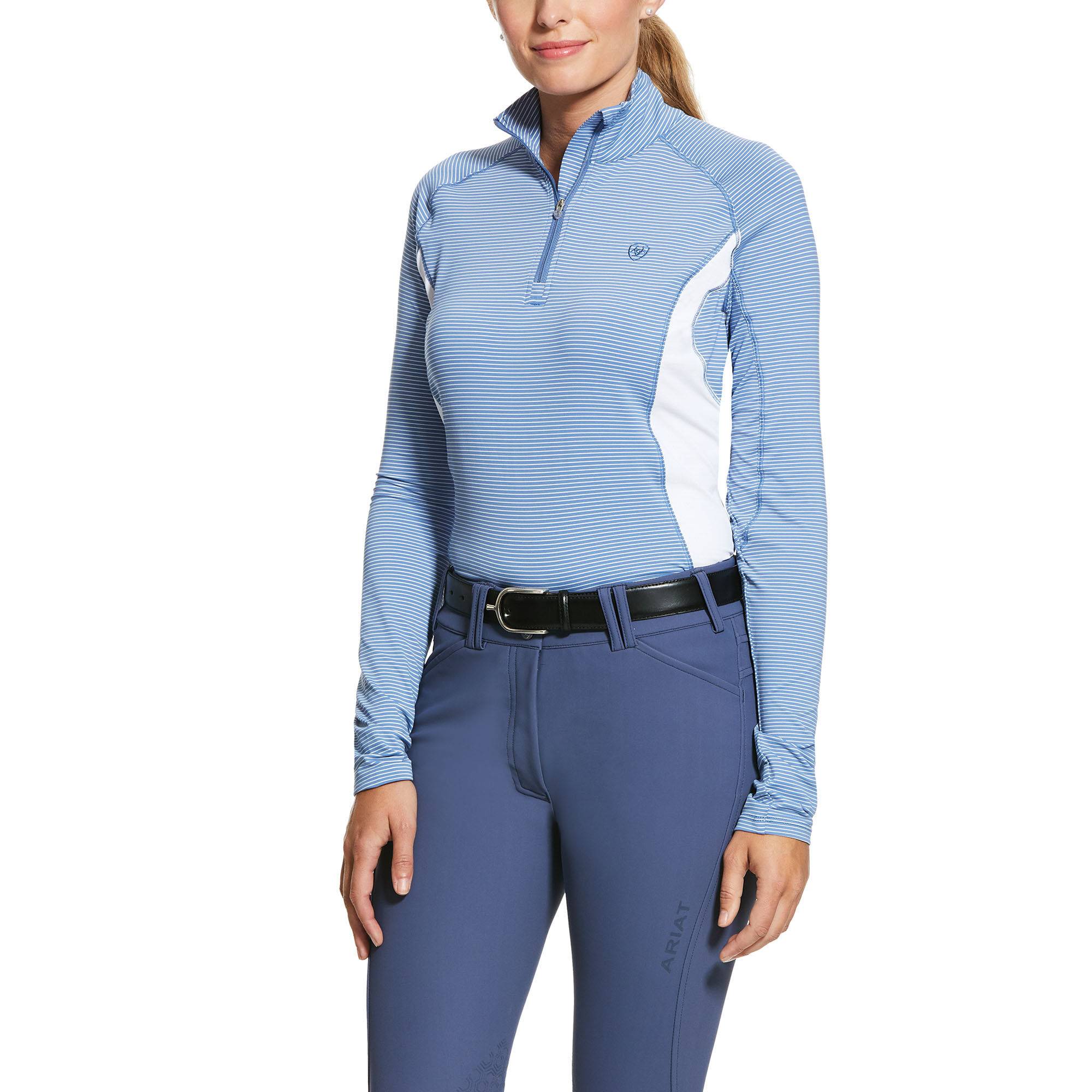 Ariat Ladies Tri Factor 1/4 Zip Baselayer