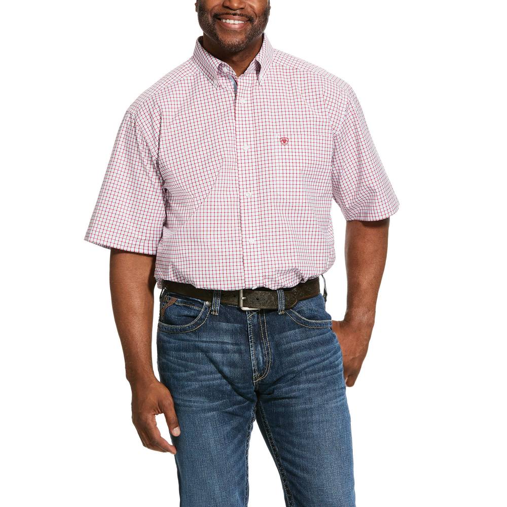 mens ariat short sleeve shirts