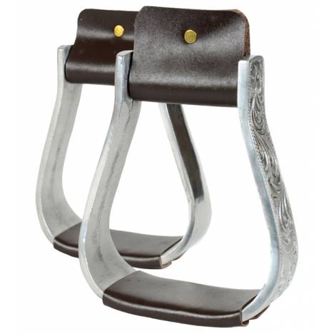 Jacks Stirrups with Engraved Design