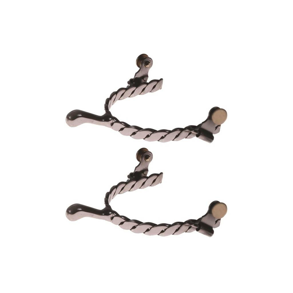 Jacks Twisted Knob End Spurs #115 - Sold in Pairs