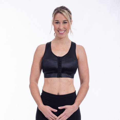 ENELL Full Figure Medium Impact Racerback Equestrian Sports Bra