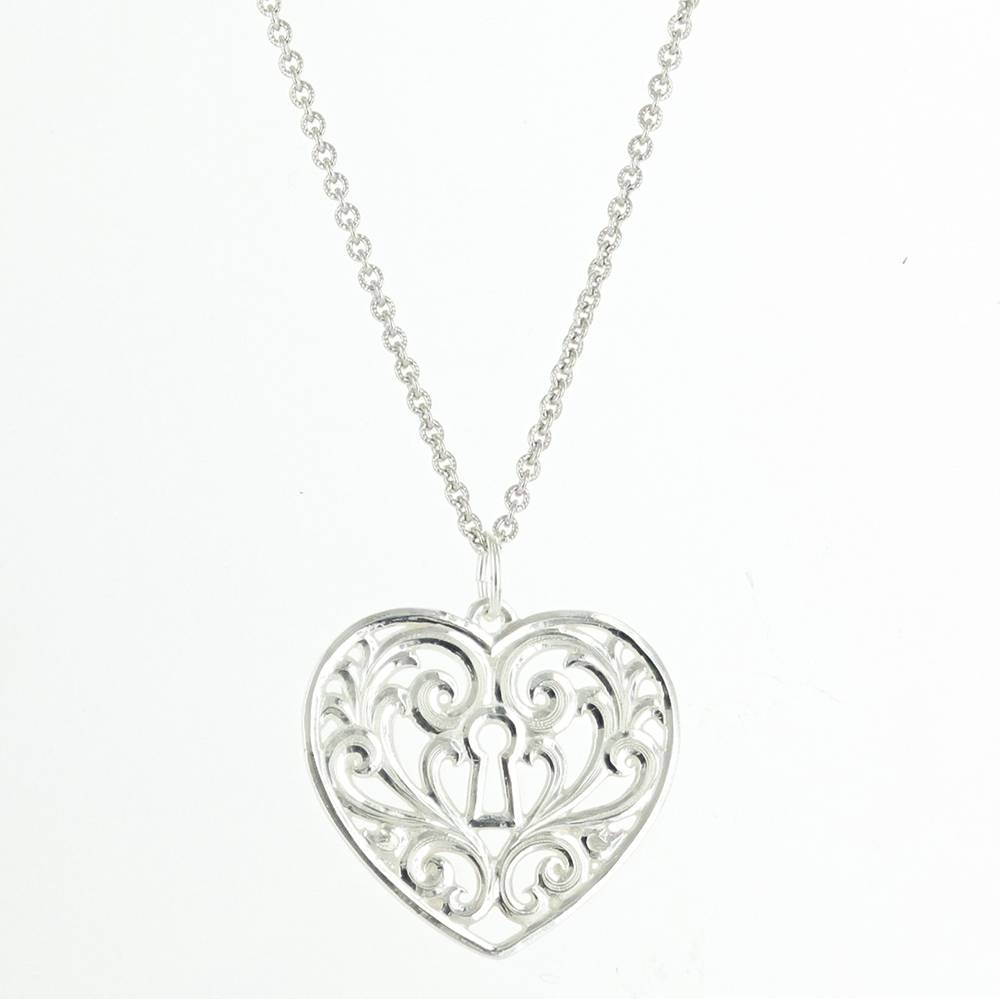 Montana Silversmiths Filigree Heart Necklace