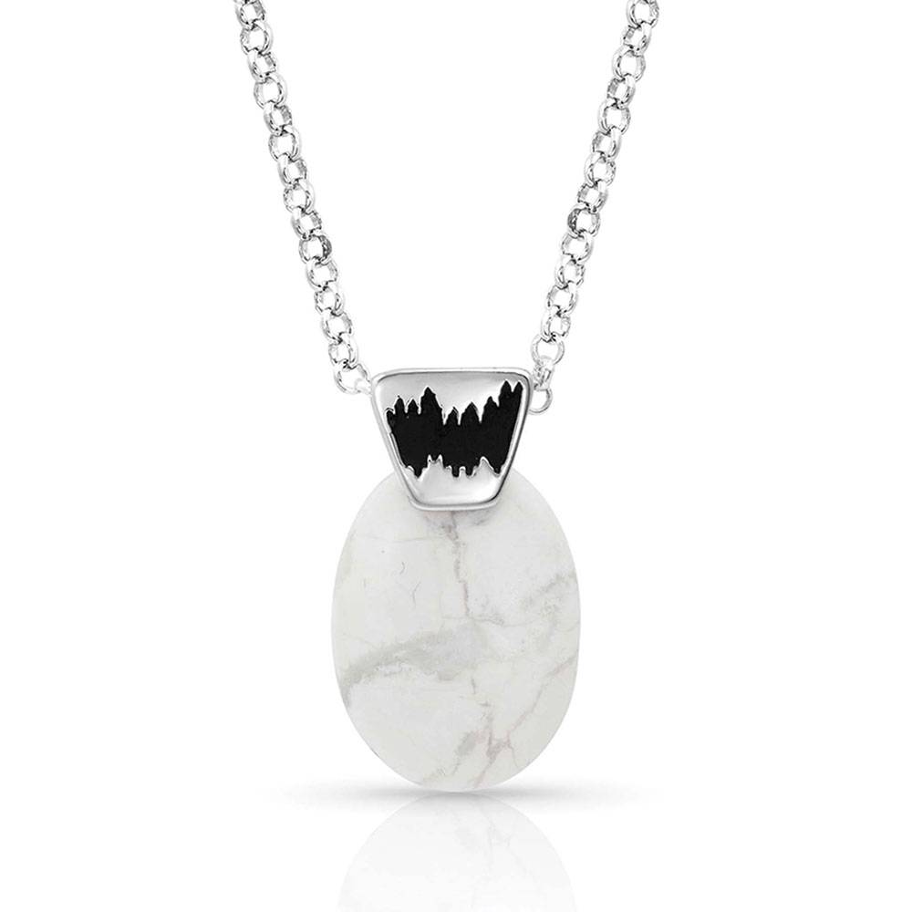 4-222011 Montana Silversmiths Rocky Top Howlite Necklace sku 4-222011