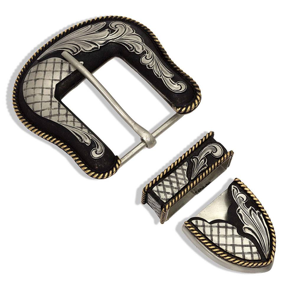 Montana Silversmiths Cornucopia Basket Buckle Set