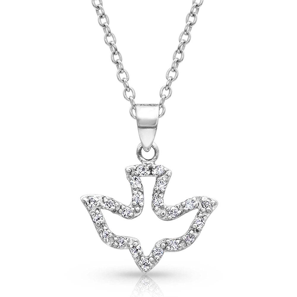 4-222098 Montana Silversmiths Dove of Hope Necklace sku 4-222098