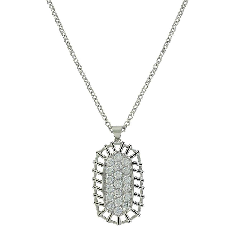 Montana Silversmiths Buckstitch Pave Necklace