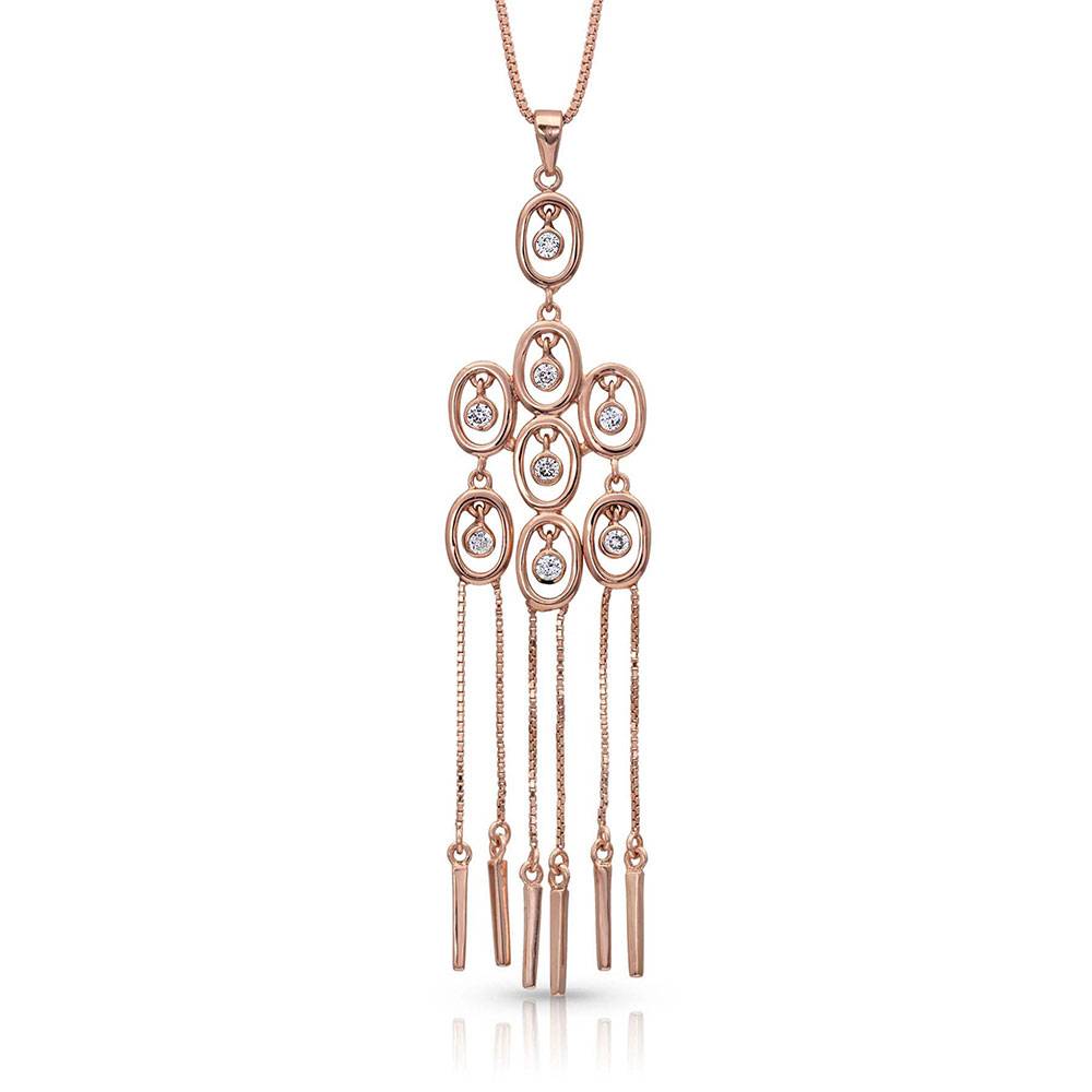 Montana Silversmiths Rose Gold Pendulum Necklace