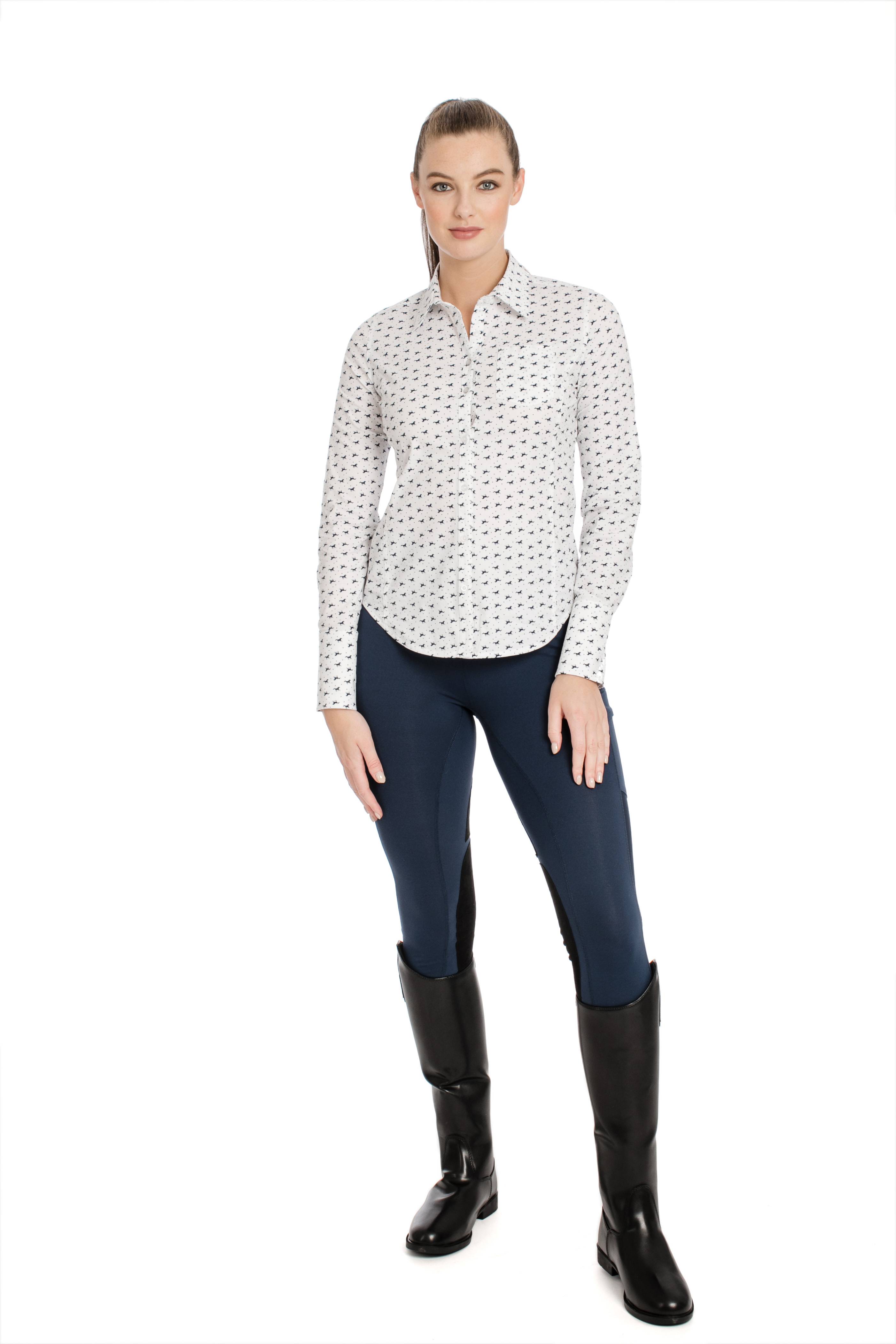 Horseware Ladies Horse Print Shirt