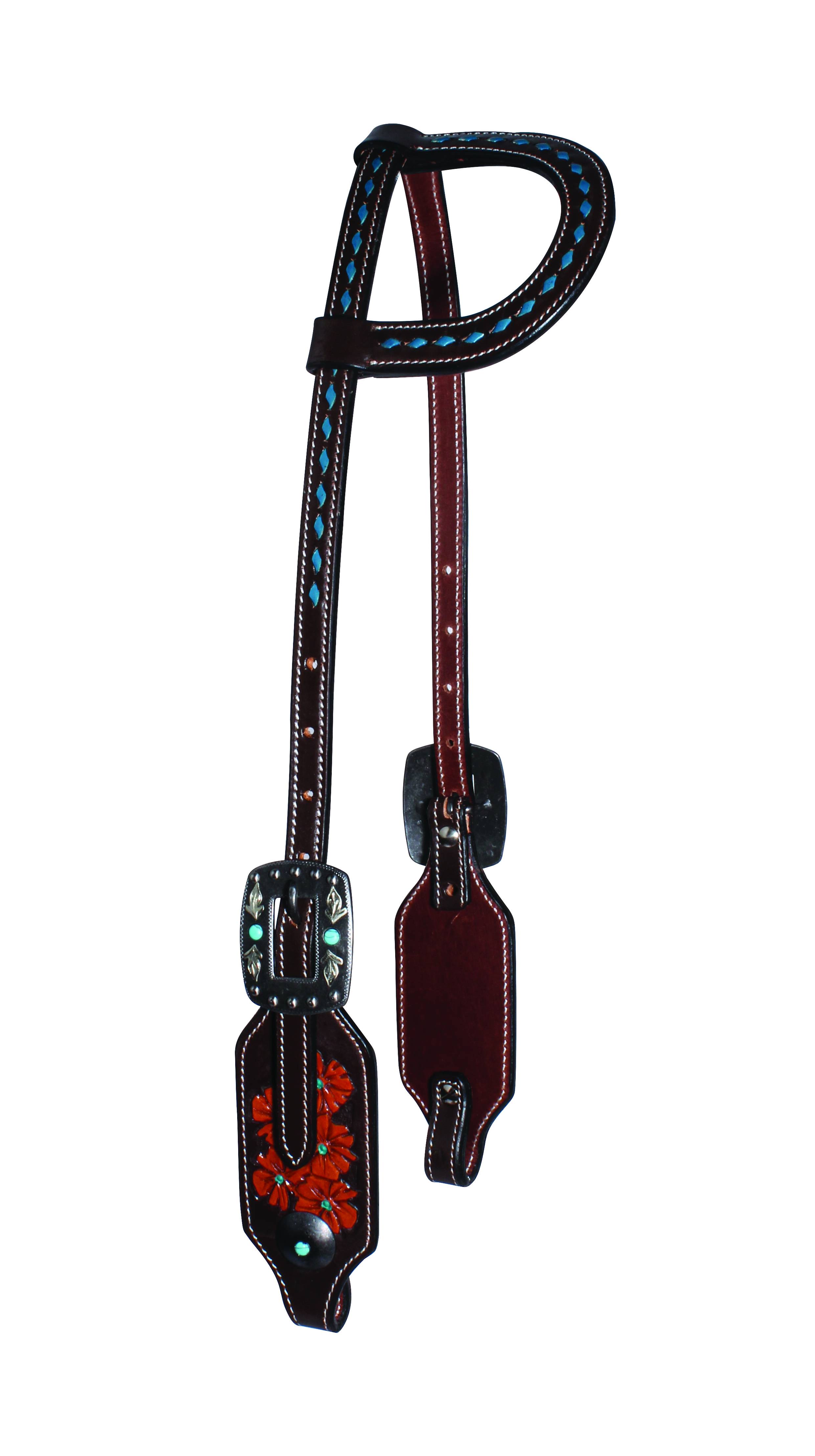 Professionals Choice Forget-Me-Not Single Ear Headstall