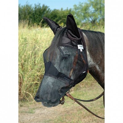 Cashel QuietRide Long Horse Fly Mask with Ears