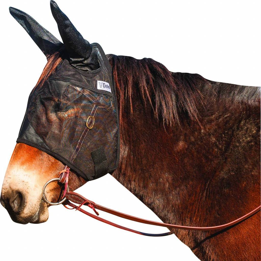 Cashel Quiet Ride Standard Fly Mask with Mule Ears