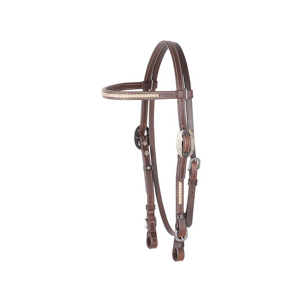 Cashel Rawhide Laced Browband Headstall