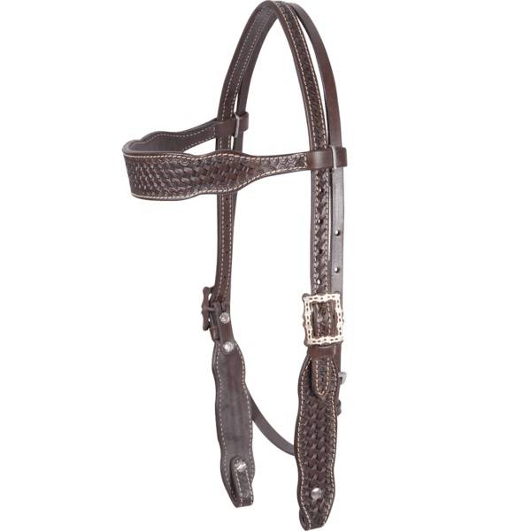 Cashel Basket Browband Headstall with Barbed wire Buckles