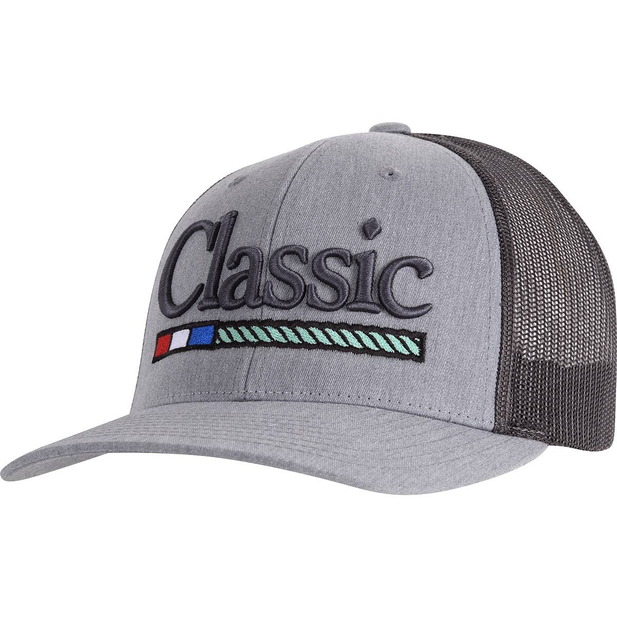 Classic Rope Mens Snapback Mesh Cap with Embroidered Logo II