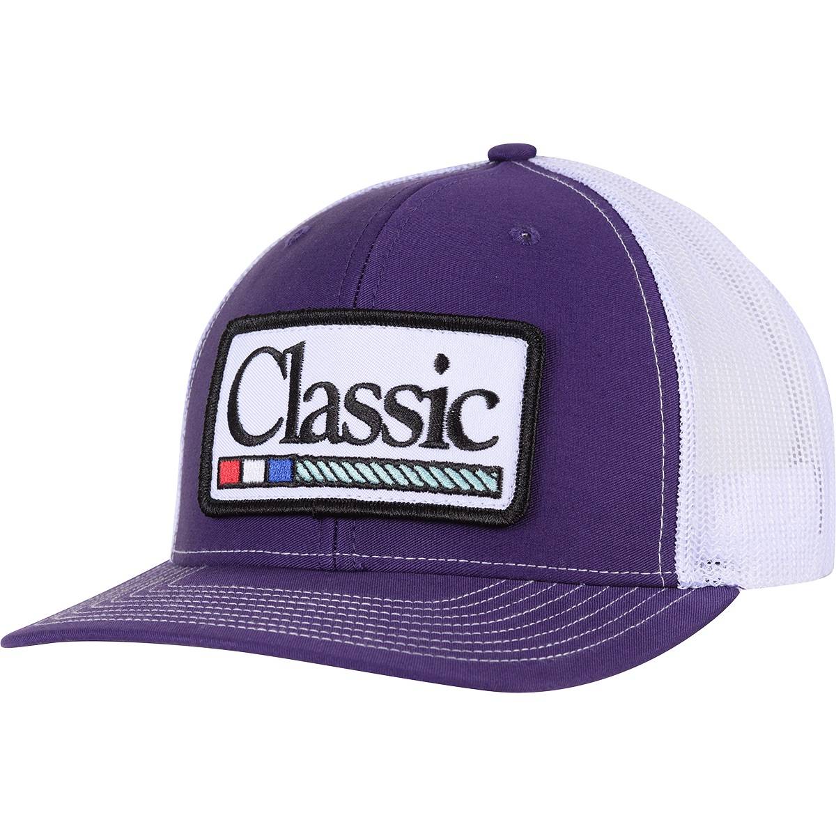 Classic Rope Mens Snapback Mesh Cap with Patch Logo II