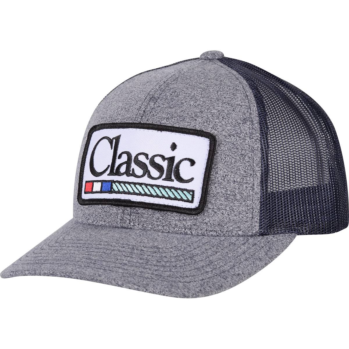 Classic Rope Mens Snapback Mesh Cap with Patch Logo II