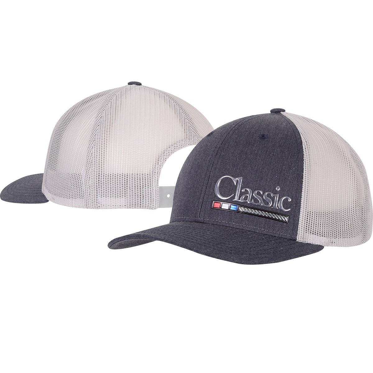 Classic Rope Mens Snapback Mesh Cap with Poly Press Logo